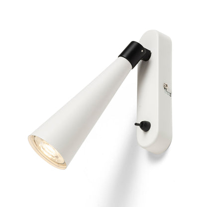 RENDL spotlight ALEXIS wall white/black  230V LED GU10 5W R14465 2
