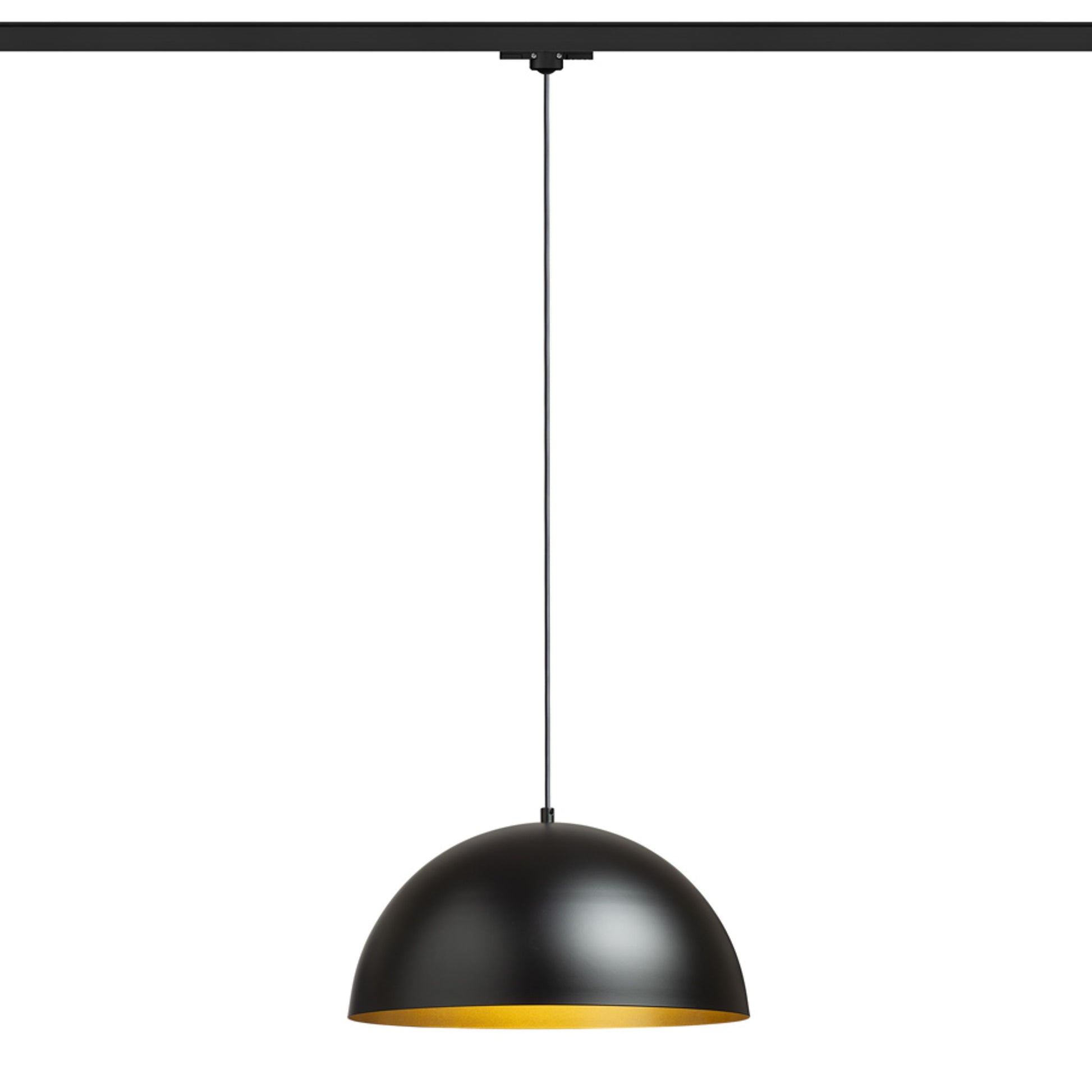 RENDL 3-circuit track system GLADYS 40 for 3-circuit tracks black/gold 230V LED E27 15W R14513 1