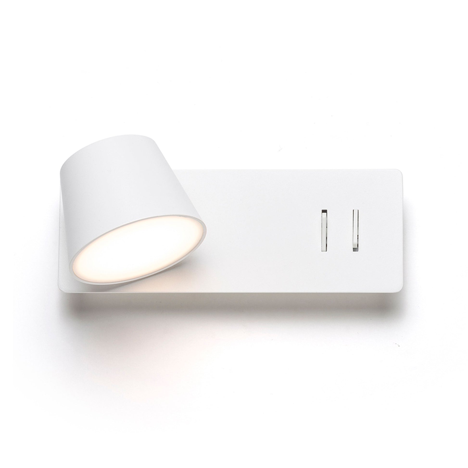 RENDL spotlight AMADEUS wall with backlighting white  230V LED 4+6W  3000K R14521 1