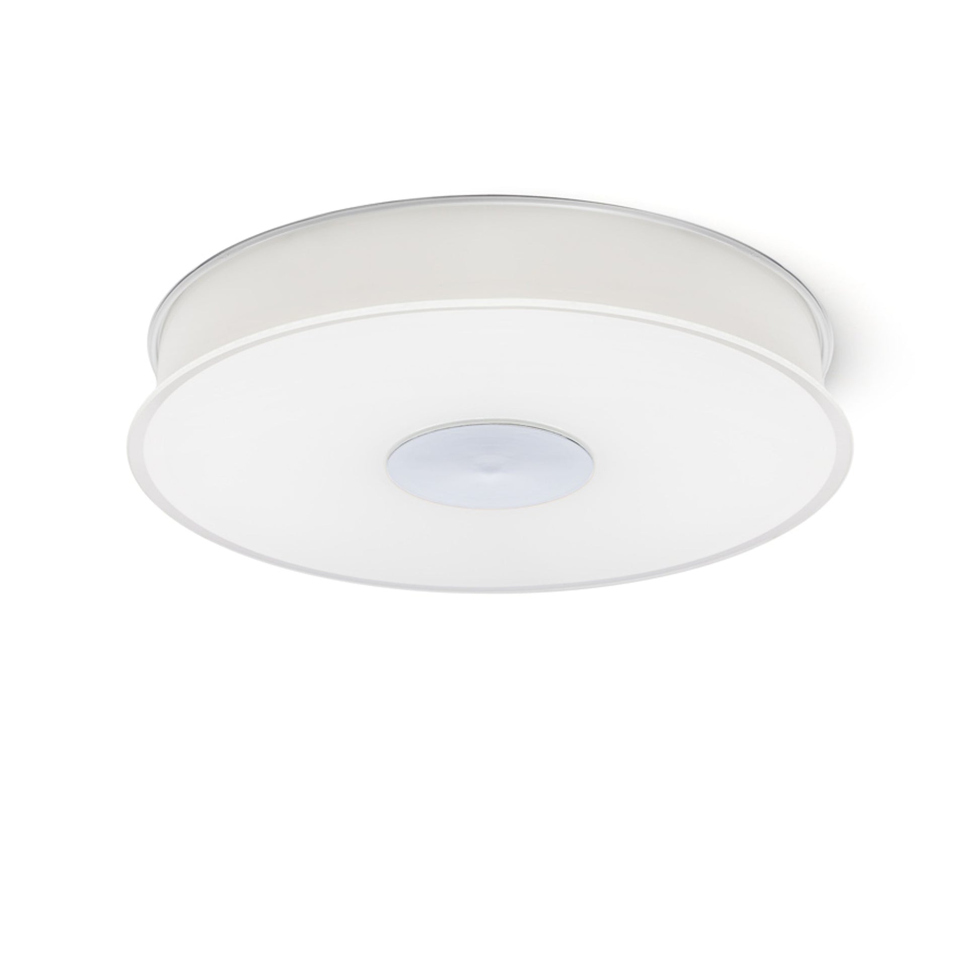 RENDL surface mounted lamp ASTERI LED ceiling  satinated glass/chrome 230V LED 35W  3000K R14549 1